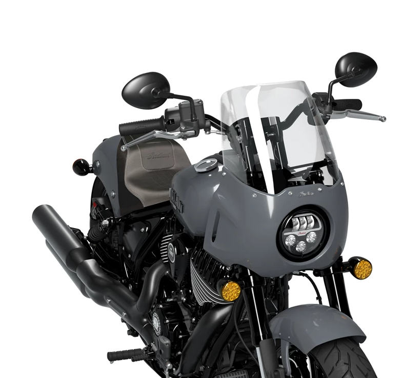 Indian Motorcycle Clear Tall Flared Windshield 2022-2023