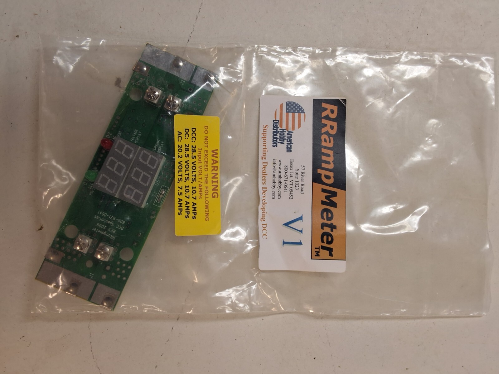 American Hobby Distributors RRamp Meter V1 eBay