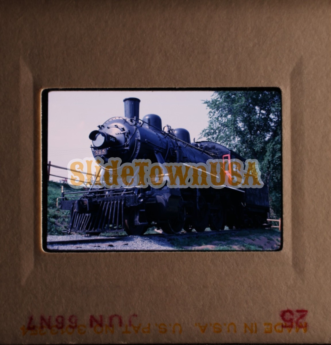 Vtg 1966 Train Slide 565 Delaware Lackawanna & Western Steam