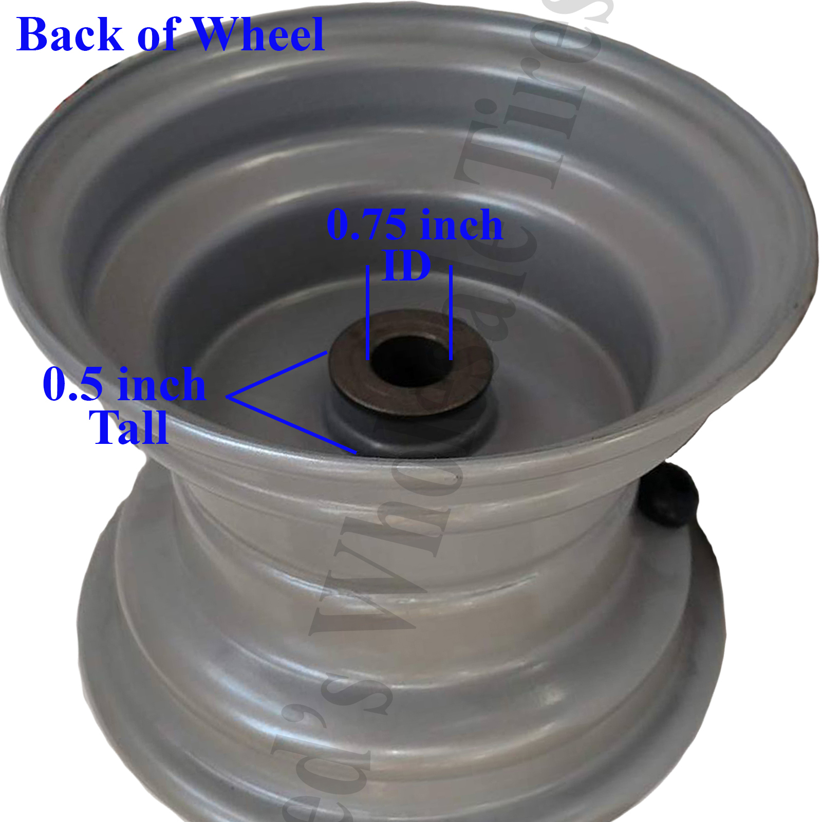 TWO 6x4.5 Riding Lawn Mower Garden Tractor RIMs WHEELs 3/4