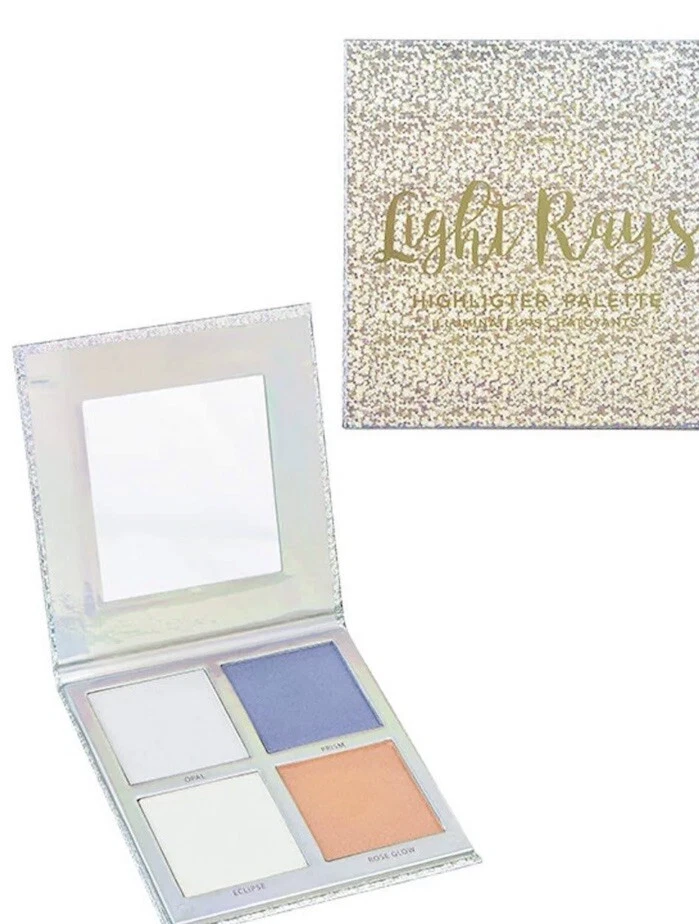 Style Essentials Cosmetics LIGHT RAYS Highlighter Palette 4 Highlighting Powders - Image 3 of 4