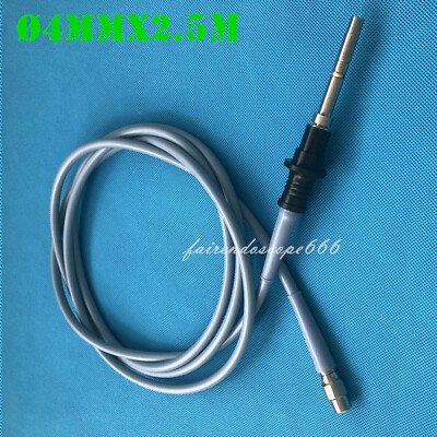 ø4mmX2.5M Optic Fiber Cable Light Wire Endoscope Connector Fit for Olympus