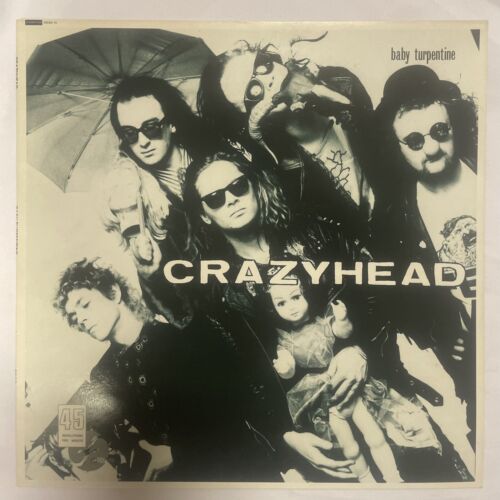 Crazyhead Baby Turpentine 4 Track Vinyl 12" Single (PS) Alternative Rock Punk - Imagen 1 de 3