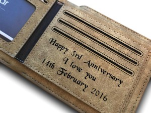 wallet anniversary gift