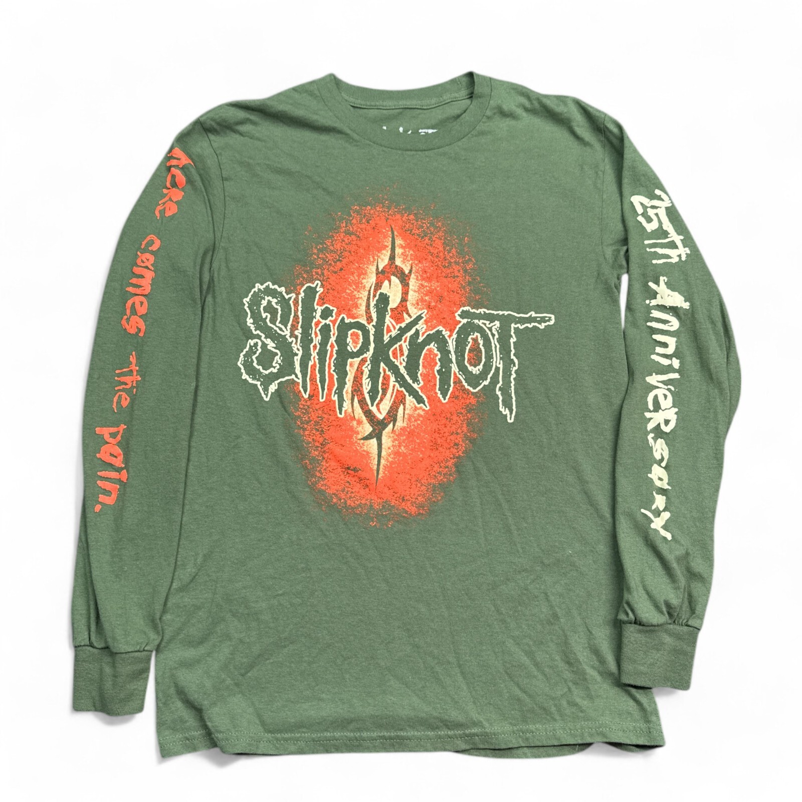 SLIPKNOT 25th Anniversary Concert Tour Tee Shirt Adult Size Small Long Sleeve