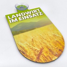 Schild Saugnapf Auto Geschenk JAGDSCHUTZ FORSTBETRIEB JÄGER LANDWIRTSCHAFT