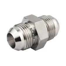 FITOK 37° Flared Tube Fitting 1/4 in Male JIC Union 316 Stainless Steel 5000 psi