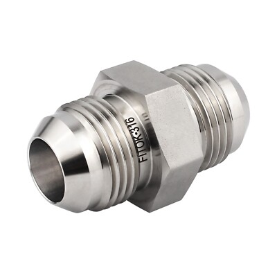 FITOK 37° Flared Tube Fitting 1 1/2 in Male JIC Union 316 SS 2000 psi