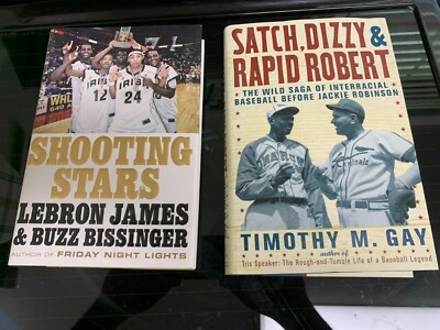  Shooting Stars James LeBron Book + Satch Dizzy & Rapid Robert hardback book 