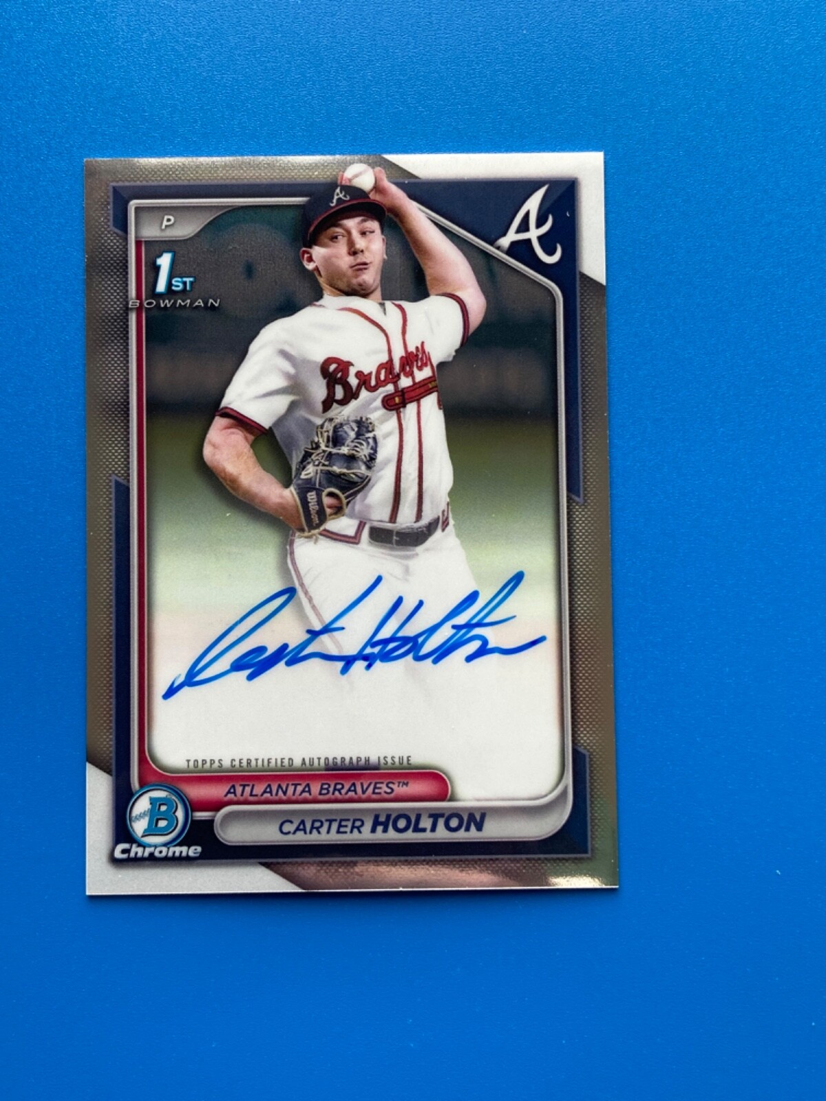 2024 Bowman Draft Chrome Carter Holton 1st Auto CPA-CH