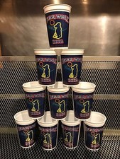 BEAR WHIZ BEER ~ VTG ~ Set of 10 ~ Plastic Pint Cup Cups ~ New Old Stock