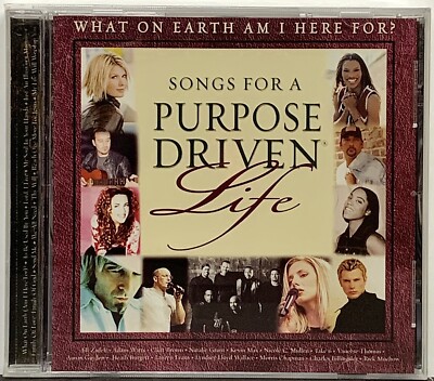 Songs for a Purpose Driven Life by Various Artists CD 2002 Maranatha *Sealed*