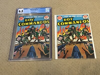 Boy Commandos 1 CGC 6.5 OW/White Pages (Kirby & Simon- 1973!!) + extra copy