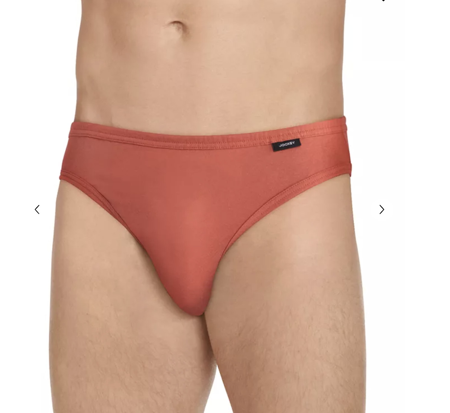 Men's Jockey 3pack Elance Bikini Briefs Underwear 100 Cotton Multi