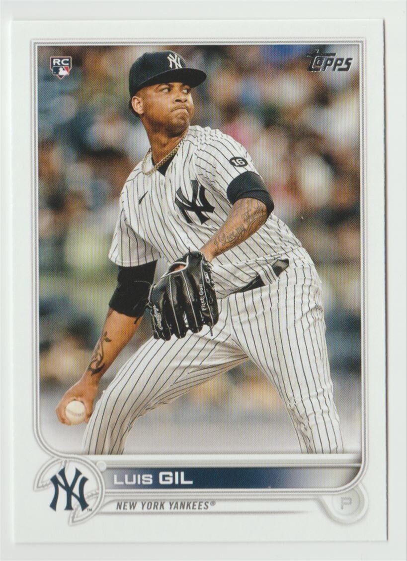 2022 Topps #131 Luis Gil RC Baseball Card New York Yankees