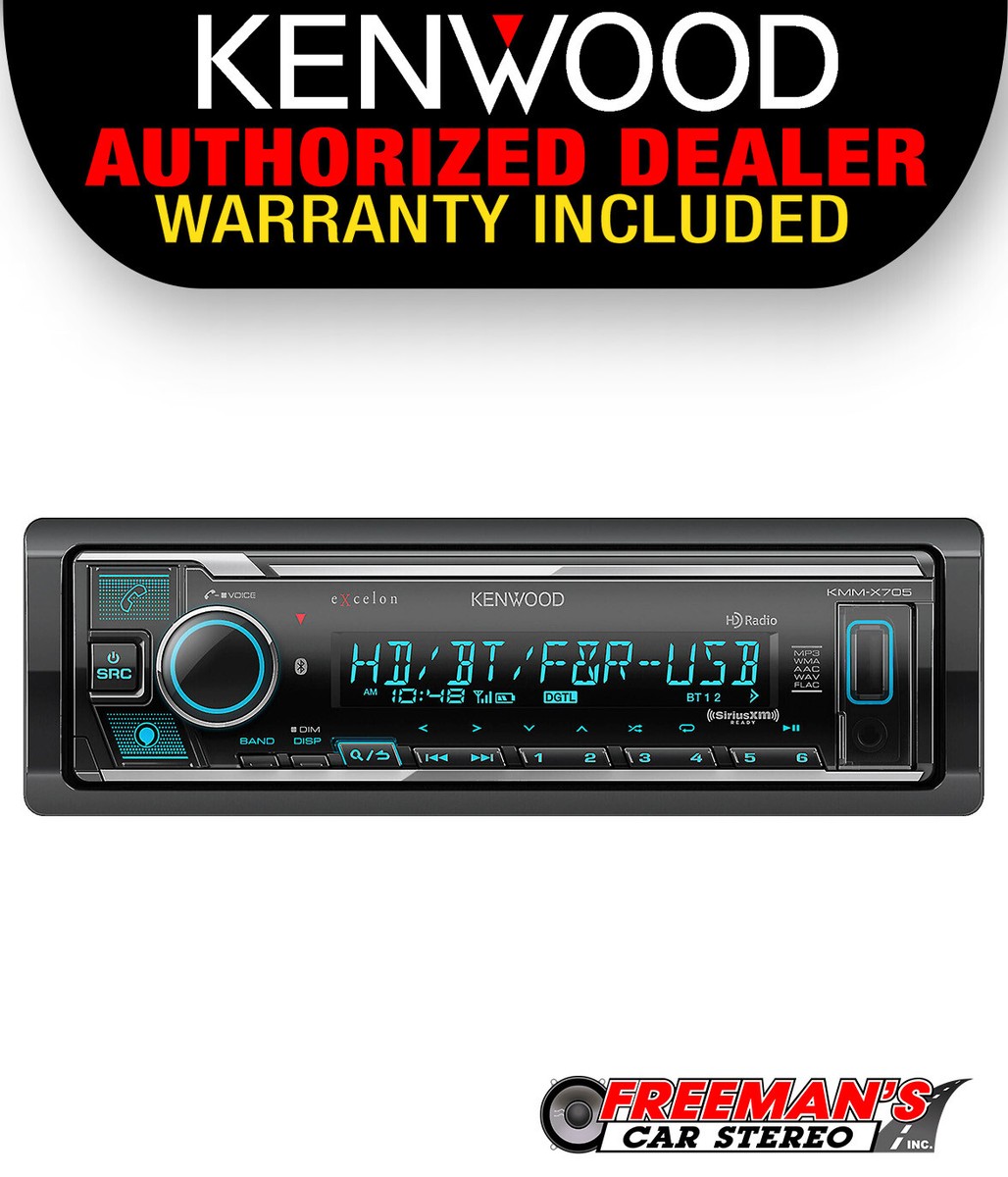 Kenwood KMM-X705 1-DIN Digital Media Receiver | eBay