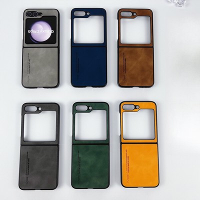 TPU Heat Dissipation Drop-Proof Leather Phone Case For Samsung Galaxy Z Flip 5 4