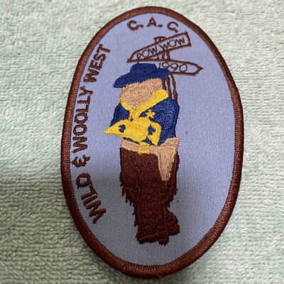 BSA Wild & Wooly West C.A.C. Pow Wow 1990 Patch New