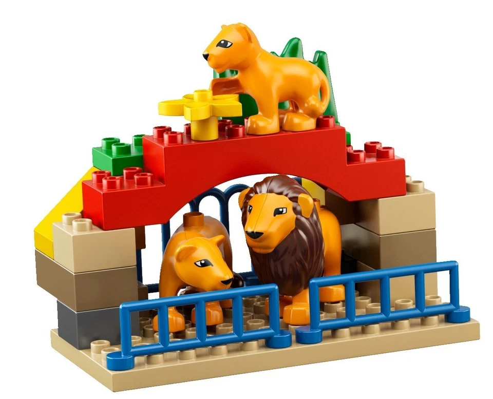LEGO Duplo 6157 Big Zoo difícil de encontrar juego de construcción retirado de colección NUEVO Foto 3 de 4
