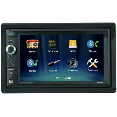 Dual Electronics RXVM296BT 7'' Touchscreen Receiver with Bluetooth | USB Charging