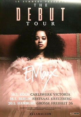 ELLA MAI  2019 TOUR - orig. Concert Poster -- Konzert Plakat - DIN A1