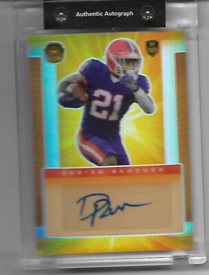 DARIEN RENCHER 2021 SUPER GLOW 1 ST Ever GOLD REFRACTOR RC AUTO Autograph /100
