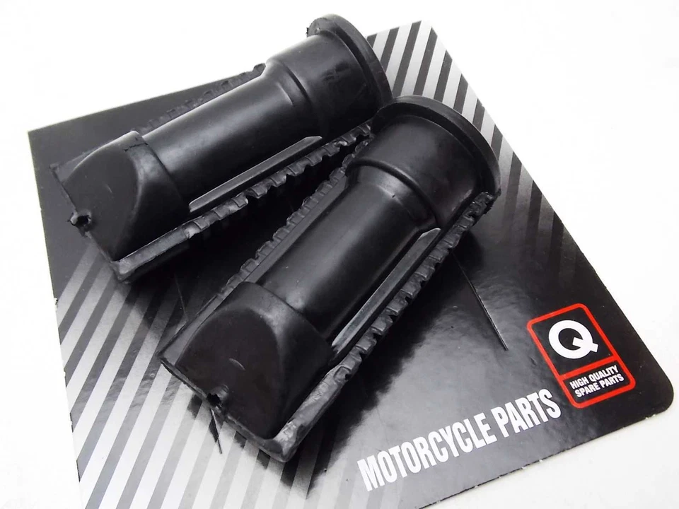 HONDA SL90 1969 JBS FOOT PEG CONJUNTO DE BORRACHA PAR ESQUERDO DIREITO APOIO DE PÉS - Imagem 2 de 3