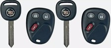 2 For 2003-2006 Cadillac Escalade 3b Remote Fob Lhj011 Combo With B102 Logo Keys