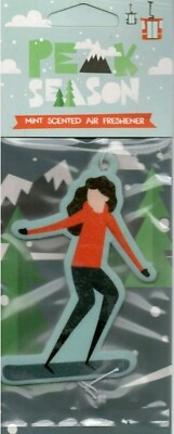 PUCKATOR - HANGING 2D CAR AIR FRESHENER - PEAK SEASON - MINT - FREE UK POSTAGE