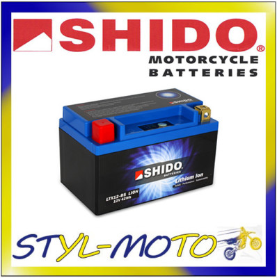 Batterie A Lithium SHIDO (LTX12-BS=YTX12-BS) Daelim Sq 125 S2 Freewing 2006