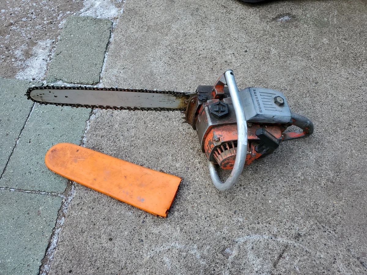 VINTAGE Homelite Super XL Auto CHAINSAW NON RUNNING PARTS REPAIR