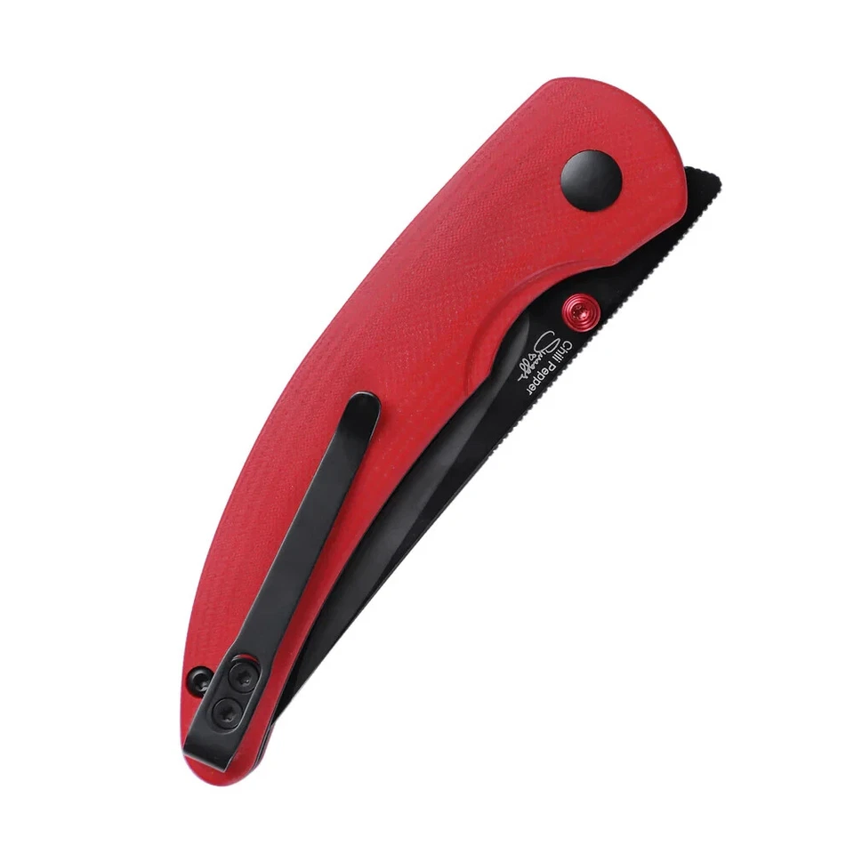 Kizer Chili Pepper EDC Pocker нож красный G10 ручки 154 см стали V3601C1 новый - Изображение 3 из 4
