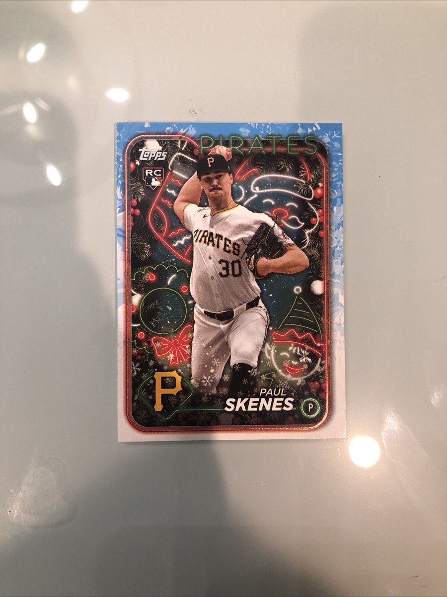 2024 Topps Holiday PAUL SKENES #H165 Baseball Rookie PIRATES 2024 Topps Holiday PAUL SKENES #H165 Baseball Rookie PIRATES