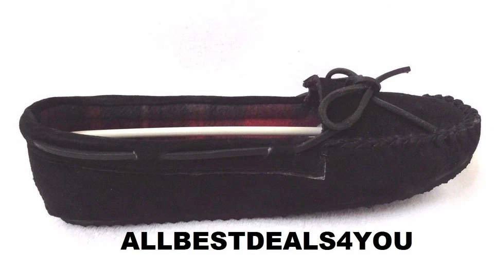 Peace Mocs 俄亥俄州女士乐福鞋老朋友鞋莫卡辛鞋尺寸 9 ~ 黑色 — 第 3/4 张图片