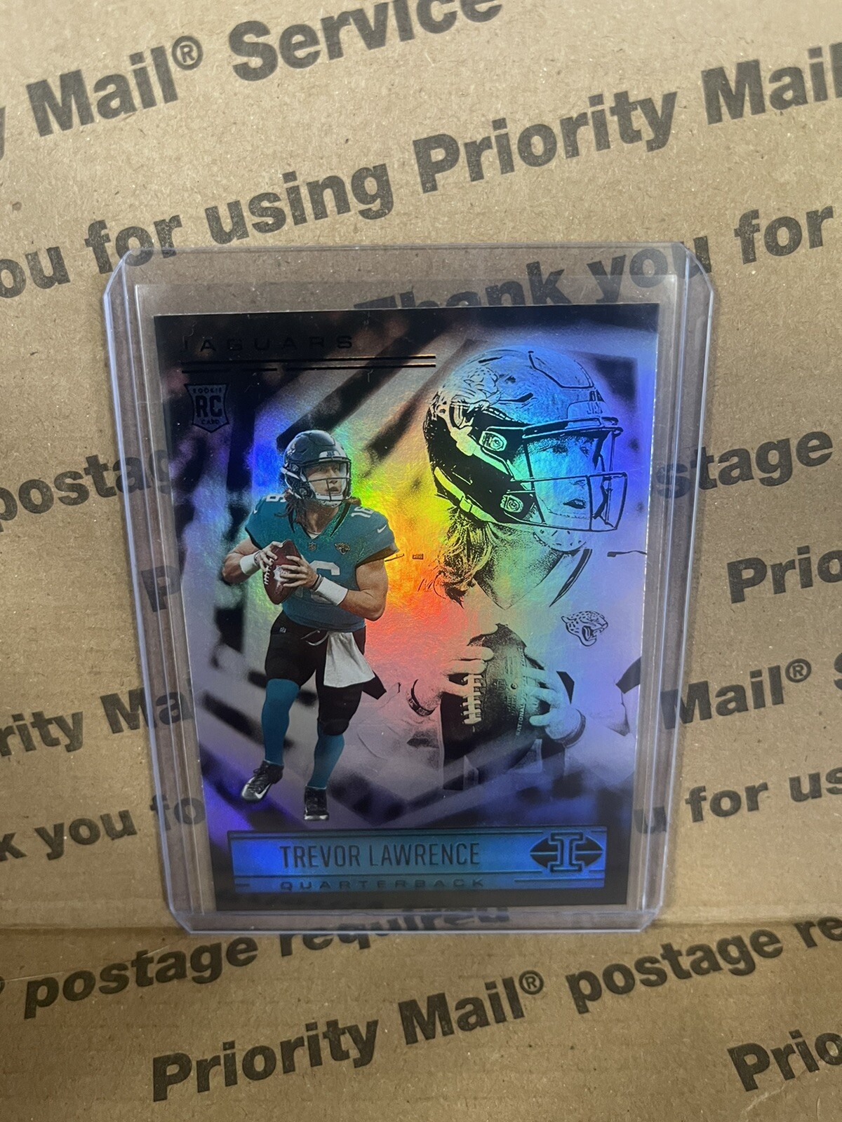 2021 Panini Illusions #59 Trevor Lawrence RC Rookie Card Jacksonville Jaguars 🔥