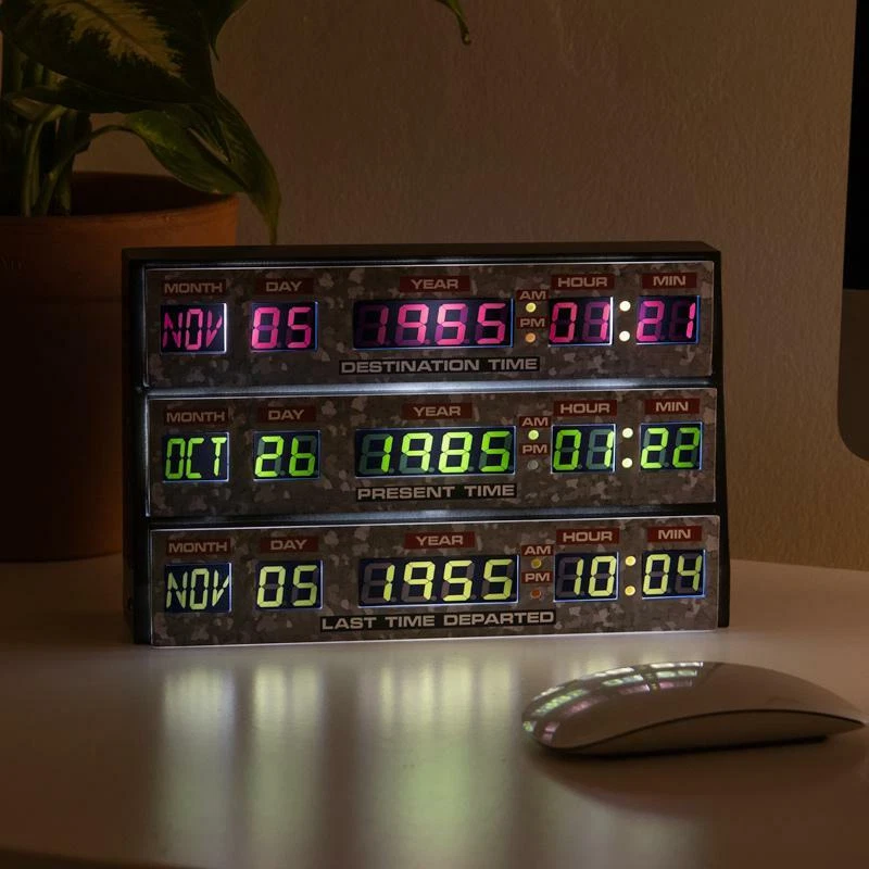 OFFICIAL BACK TO THE FUTURE 3D DESK LAMP WALL LIGHT eBay