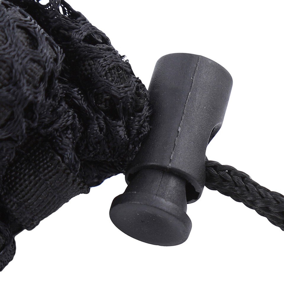 Ball Black Golf Storege Bag Golf Ball Bags Drawstring Pouch Golf Mesh