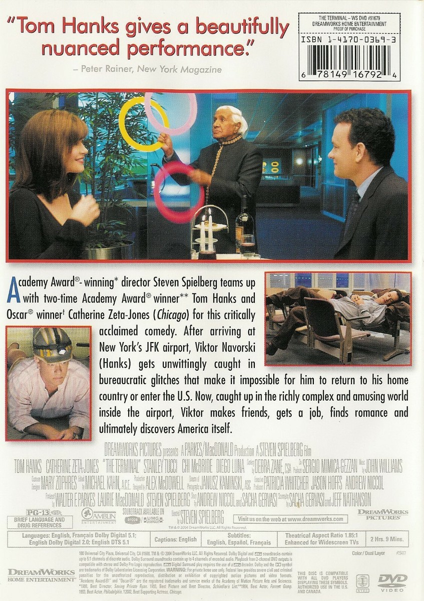 The Terminal - Tom Hanks Catherine Zeta-Jones Stanley Tucci