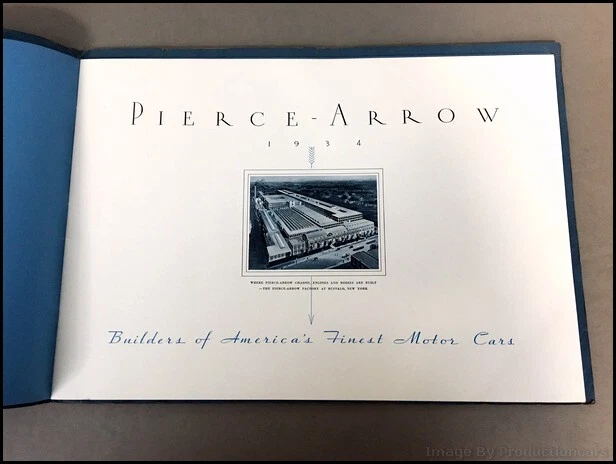 1934 Pierce-Arrow Pierce Arrow 30-page BIG Vintage Car Sales Brochure Catalog Foto 2 de 4