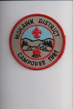 1981 Mohawk District Camporee patch