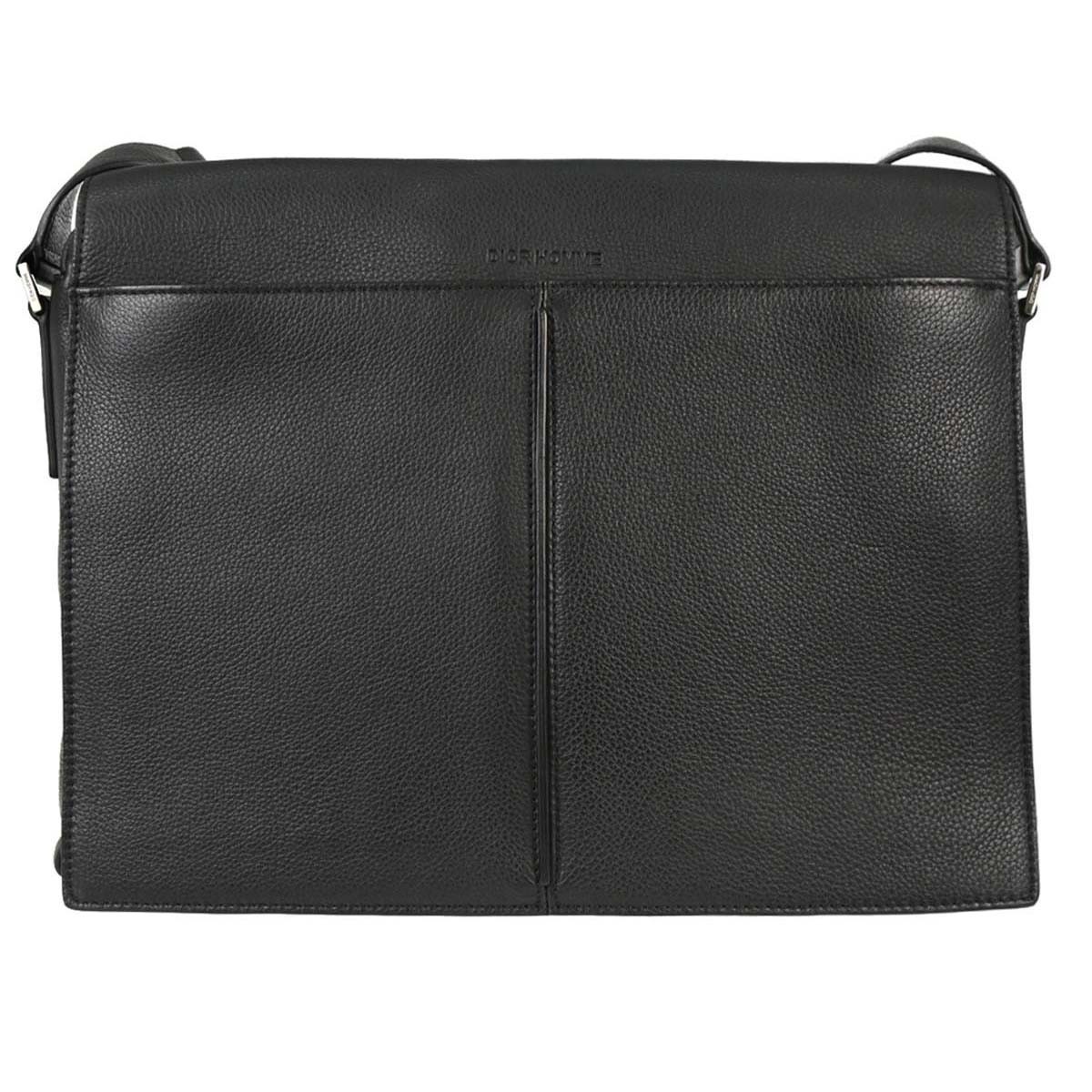 Dior Homme Black Leather Shoulder Bag 03-BO-0145 197302 | eBay