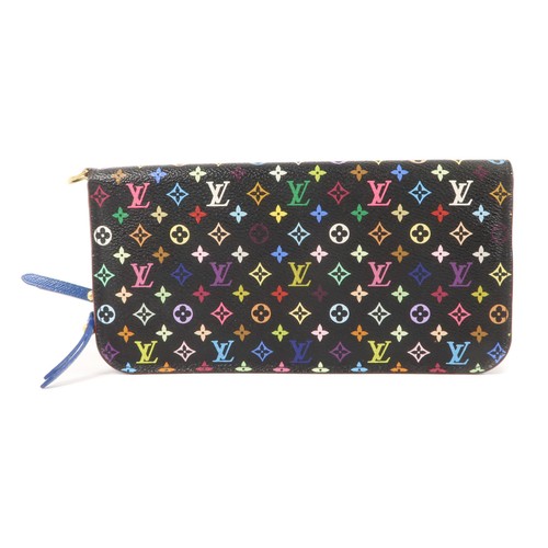 LOUIS VUITTON LV GHW Insolite Wallet M60446 Monogram Multicolore Black