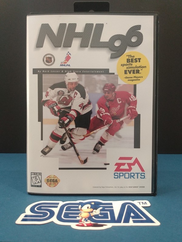 NHL 96. Sega Genesis / Mega Drive. Complete In Very Good Condition.