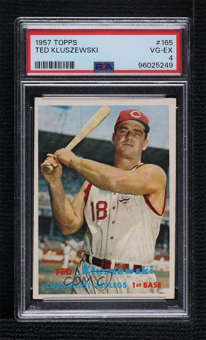 1957 Topps Ted Kluszewski #165 PSA 4 06mi