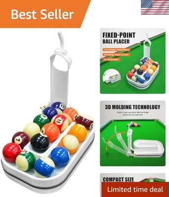 3D Printed Snooker Training Rack - Lightweight, Durable & Protects Your Balls