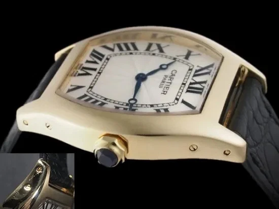 Cartier Tortue LM W1531851 18KYG cuerda manual #SU025 Foto 4 de 4