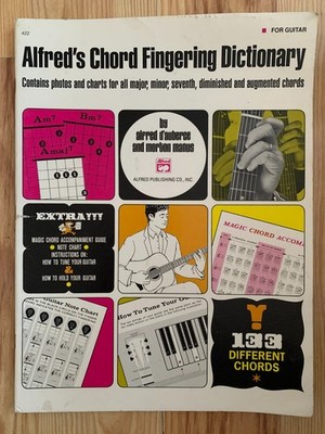 Alfreds Akkord Fingern Wörterbuch für Gitarre Softback Buch, Alfred Verlag