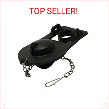 Fluidmaster 506 2-Inch Universal Flexible Frame Toilet Flapper , Black