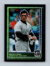 2025 Donruss #14 Bucky Dent Optic Black Pandora