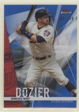2017 Topps Finest Blue Refractor 146/150 Brian Dozier #28 04fm